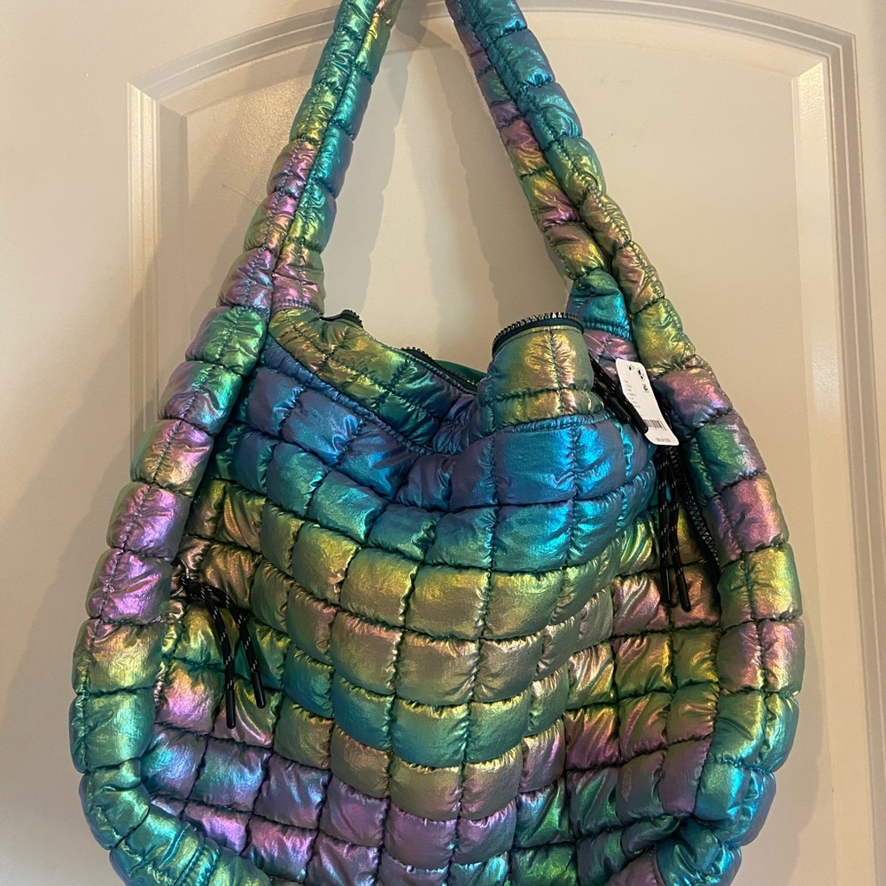 Nwt Free people limited edition quilted carryall bag
